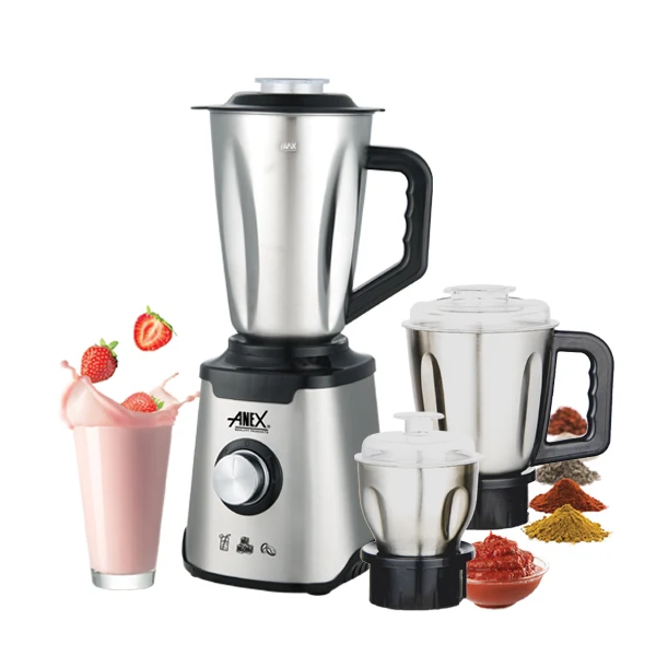 AG-6133SS Deluxe Blender & Grinder 3 in 1